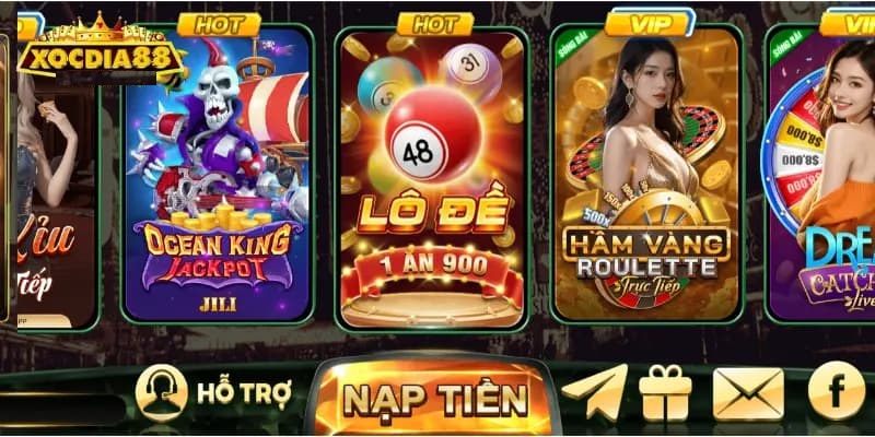 Điểm nổi bật chỉ có tại xocdia88